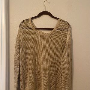 Metallic Gold sweater